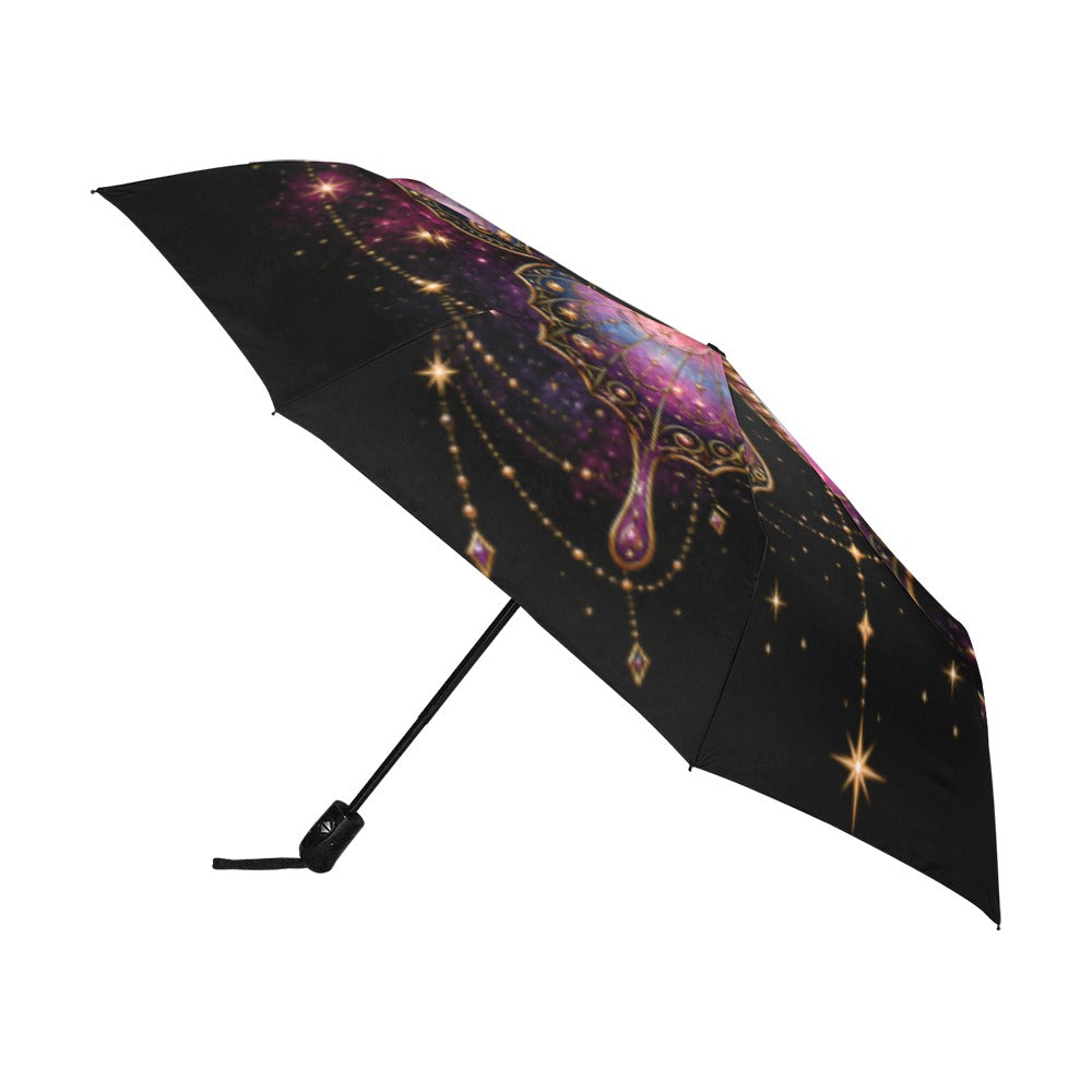 Celestial Butterfly Compact Automatic Umbrella
