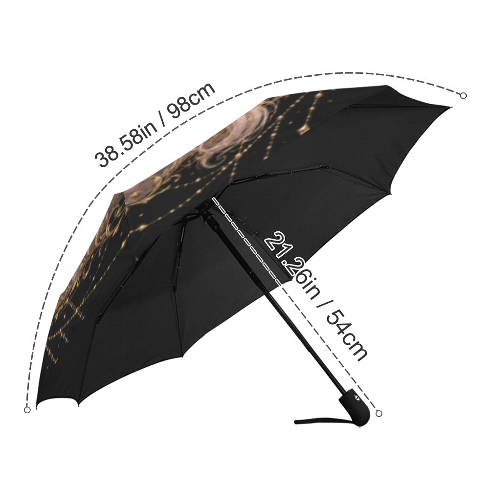 Majestic Unicorn Compact Automatic Umbrella