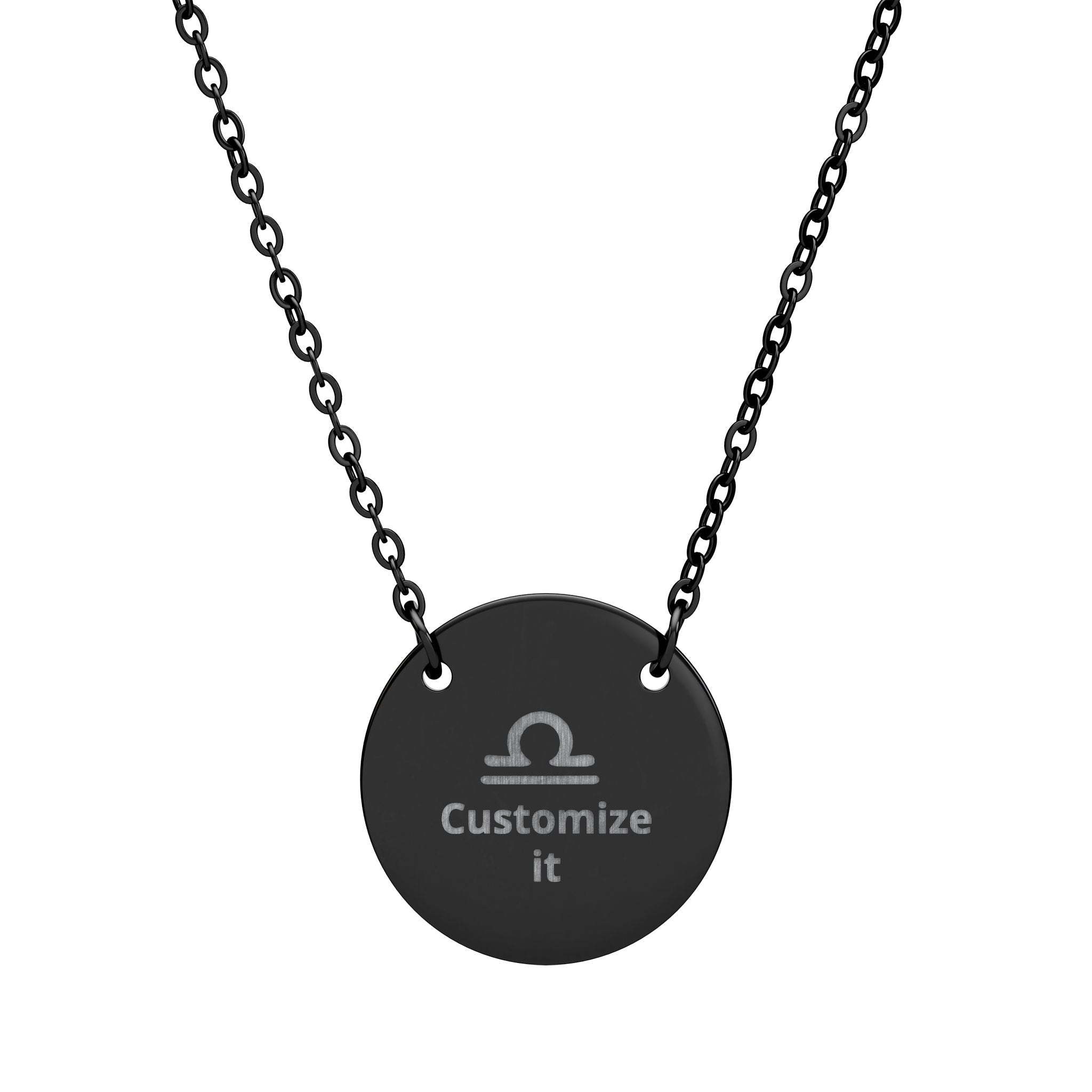 Customizable Libra Zodiac Necklace