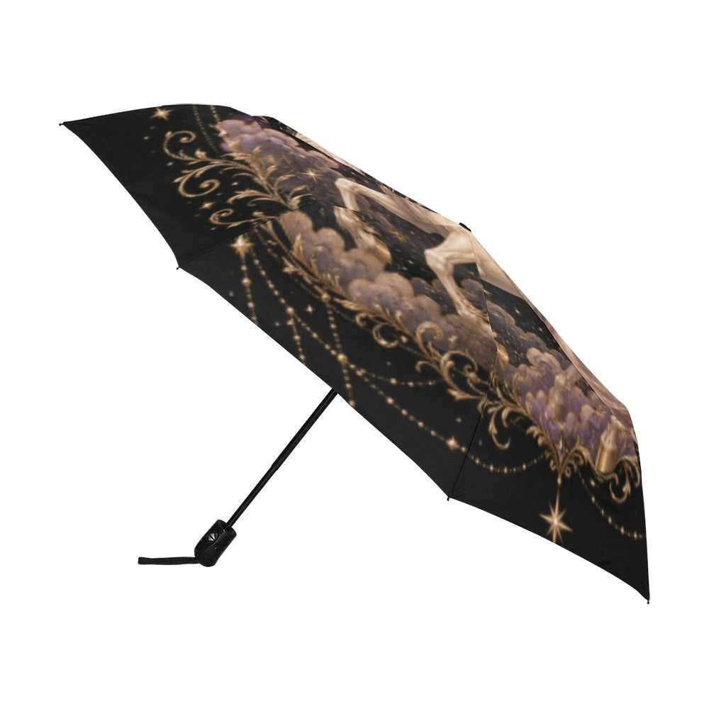 Majestic Unicorn Compact Automatic Umbrella