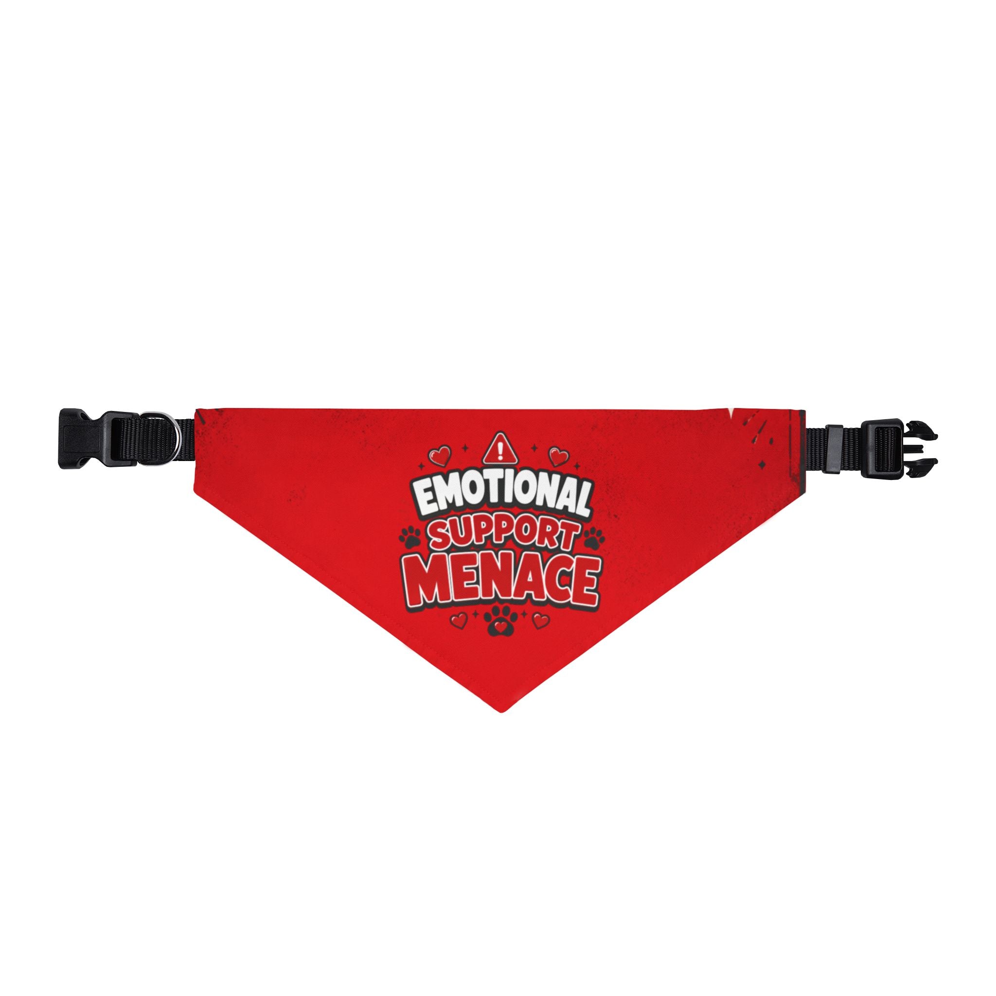 Emotional Support Menace | Clip-On Pet Bandana