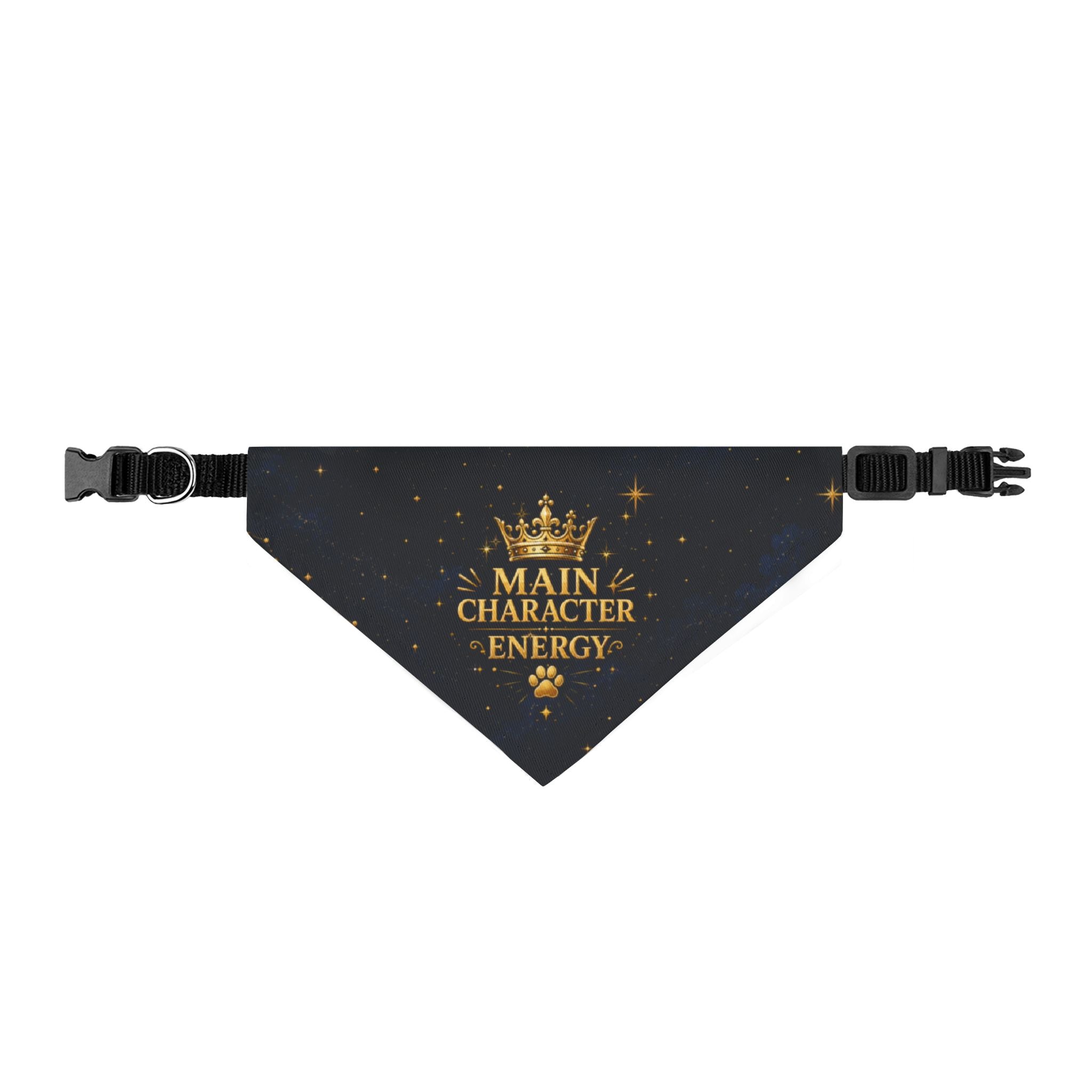 Main Character Energy | Clip-On Pet Bandana