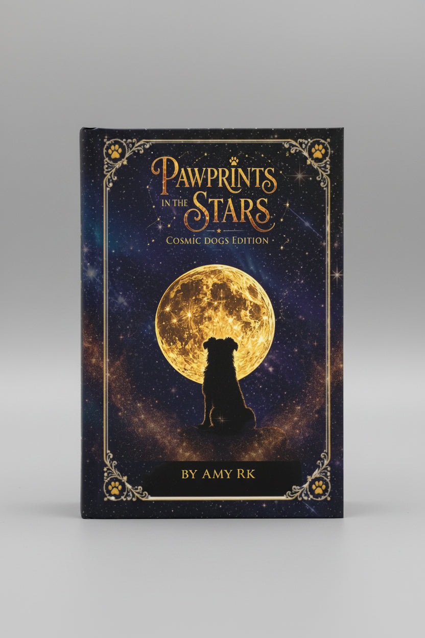 Cosmic Dogs Signed Book + Bookmark Jewelry Gift Set