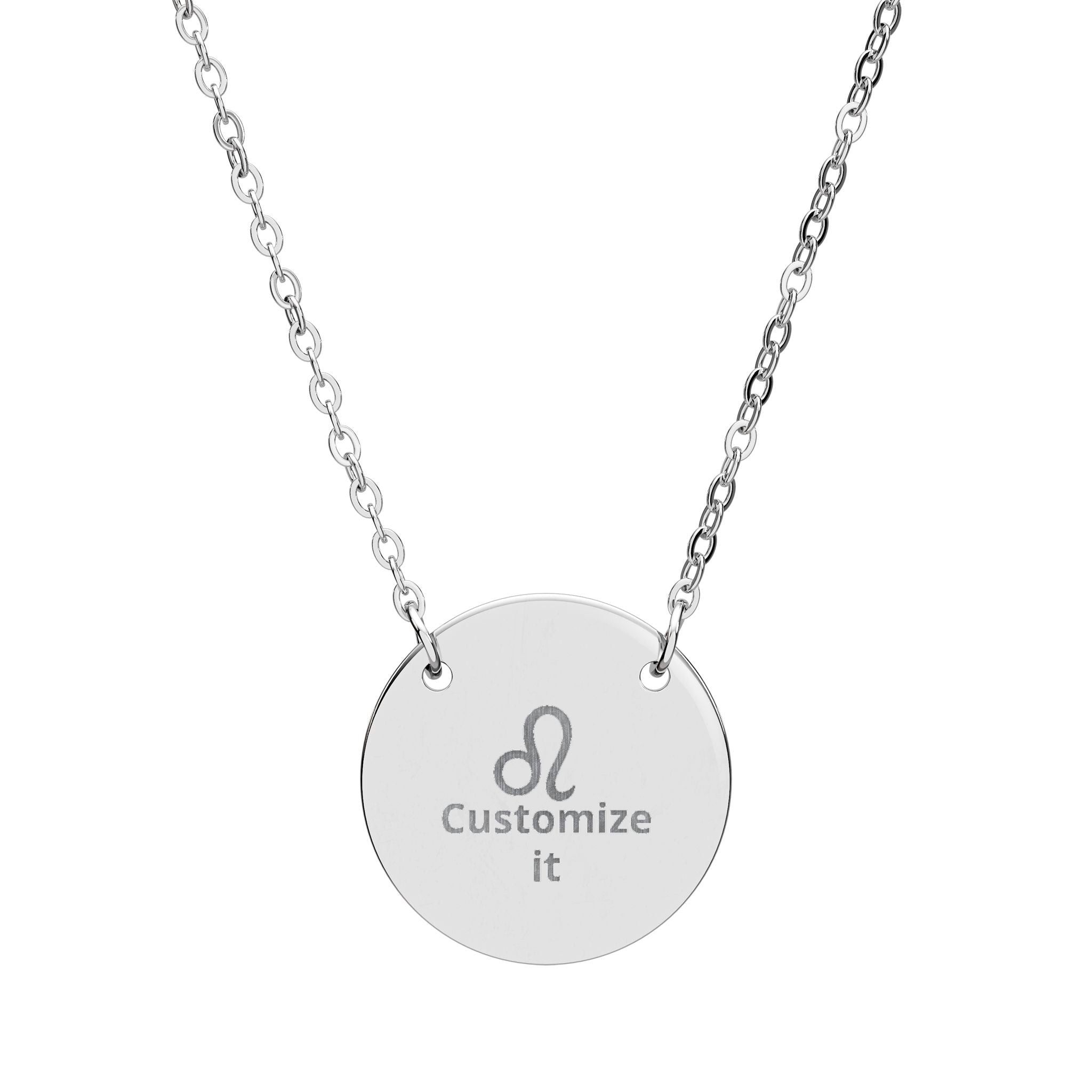 Customizable Leo Zodiac Necklace