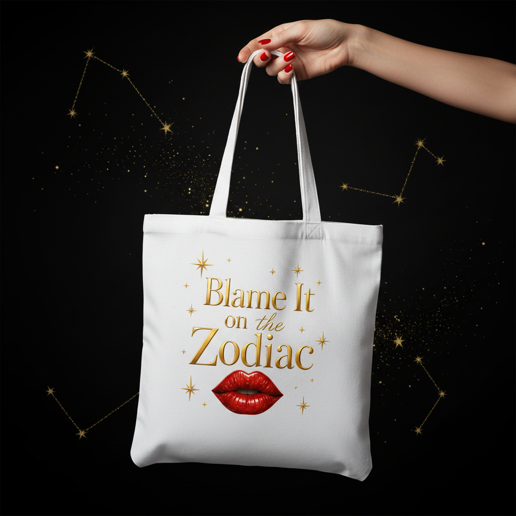 Blame It on the Zodiac™ Canvas Tote Bag