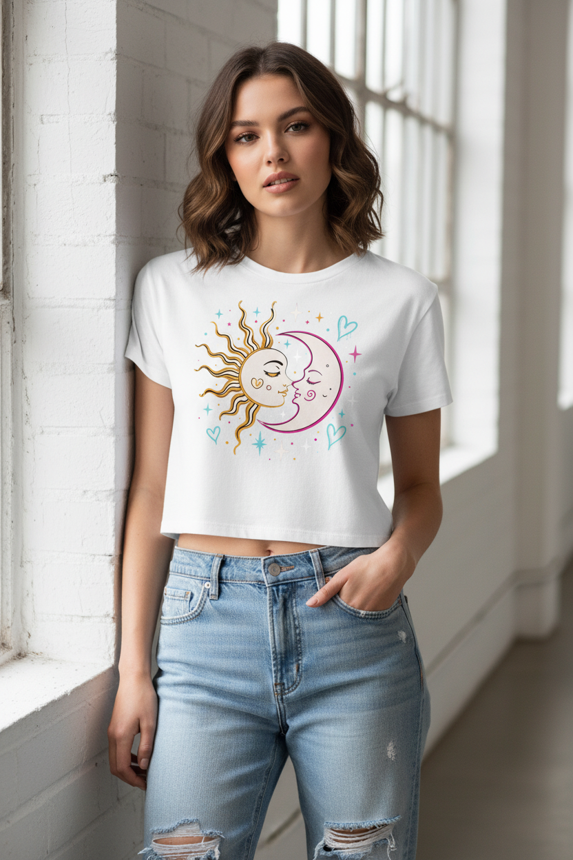 Sun and Moon Crop Top