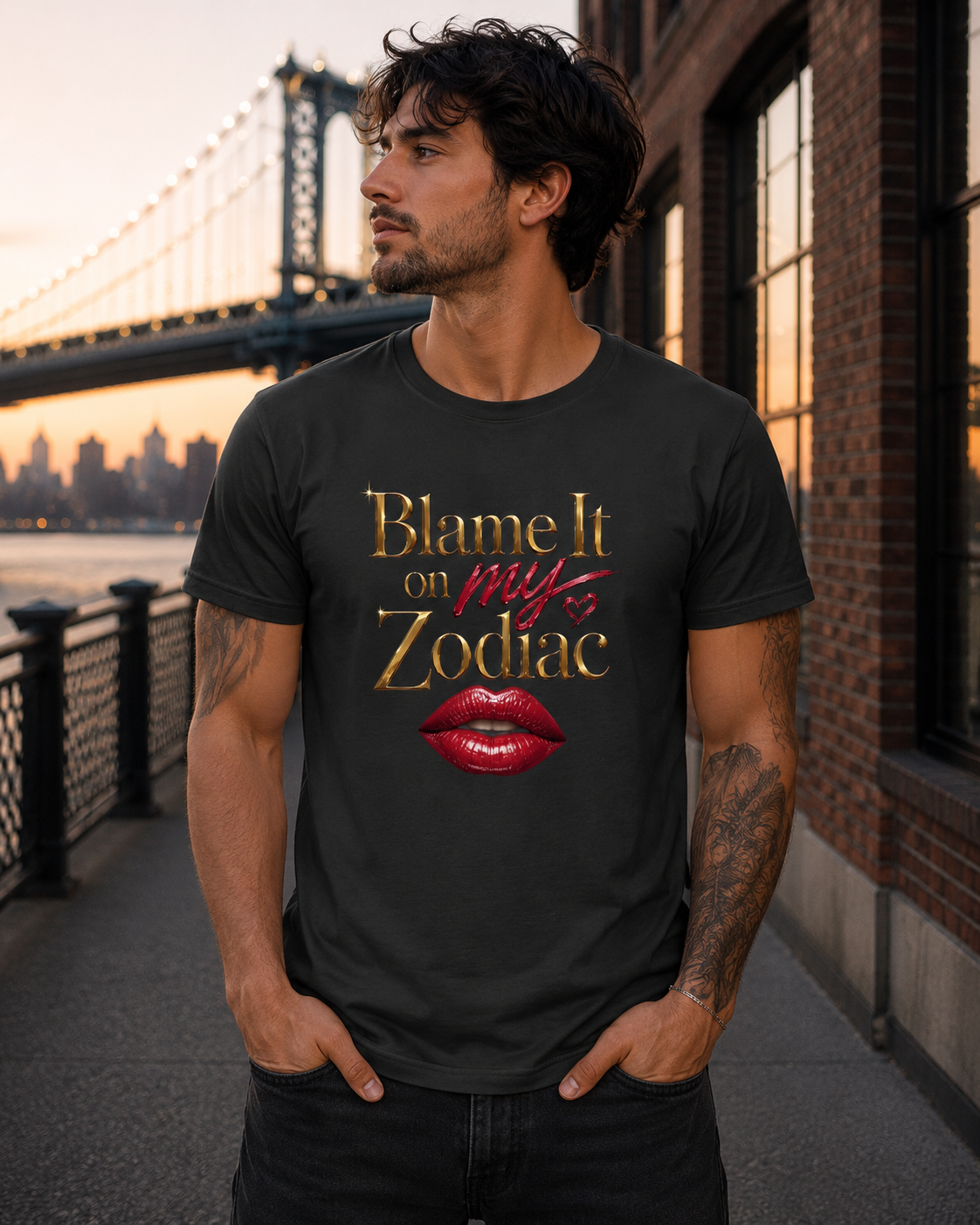 Blame It on My Zodiac  Graphic Tee