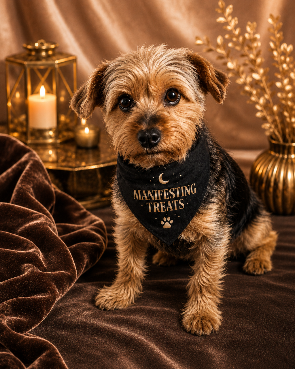 Manifesting Treats | Clip-On Pet Bandana
