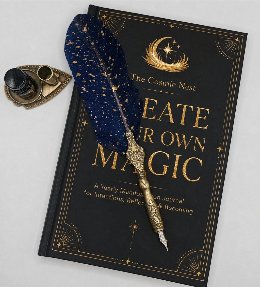 Create Your Own Magic™ Manifestation Journal & Feather Ink Pen Gift Set